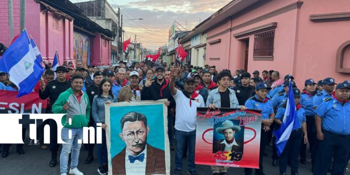 Foto. Sandino inspira al pueblo de Diriamba/TN8