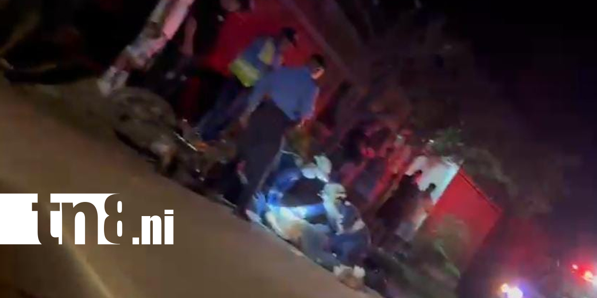 Foto: Joven motociclista sufre grave accidente en Carretera Norte /TN8