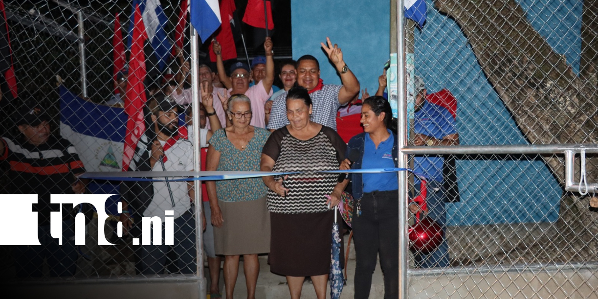 Foto: Agua llega a familias del barrio Pedro Joaquín Chamorro/TN8