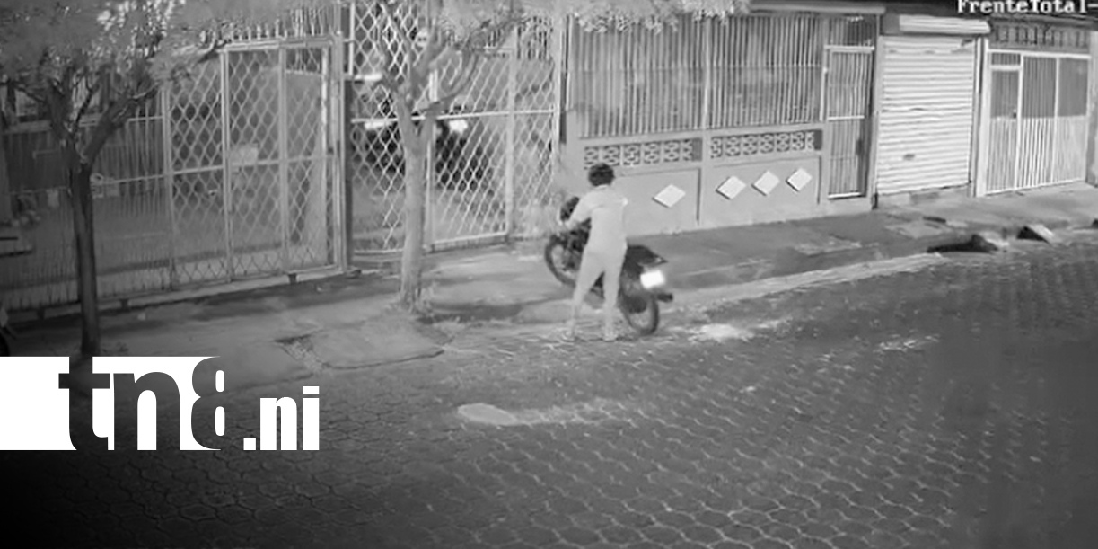 Foto: Al estilo Pantera Rosa y con perros ladrando, roban motocicleta en Managua/TN8