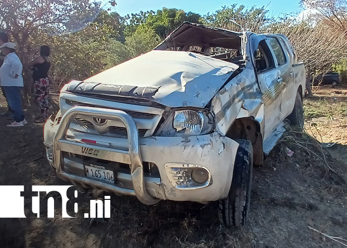 Foto: Accidente en Tipitapa deja tres hermanos lesionados/TN8