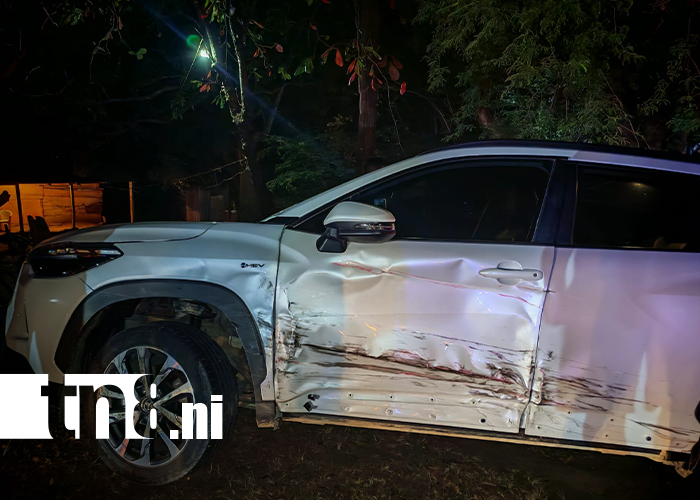 Foto: Conductor en estado de ebriedad causa doble accidente y deja un lesionado en Rivas/TN8