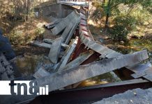 Colapsa puente Galilao en Mina El Limón, León; conductor resulta ileso Foto: Cede el puente Galilao y afecta vía clave en el departamento de León / TN8