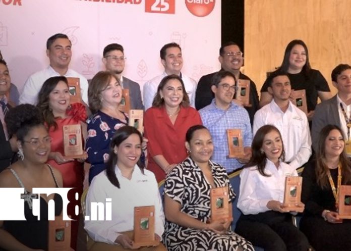 Foto: Claro Nicaragua premia la sostenibilidad y el compromiso social/ TN8