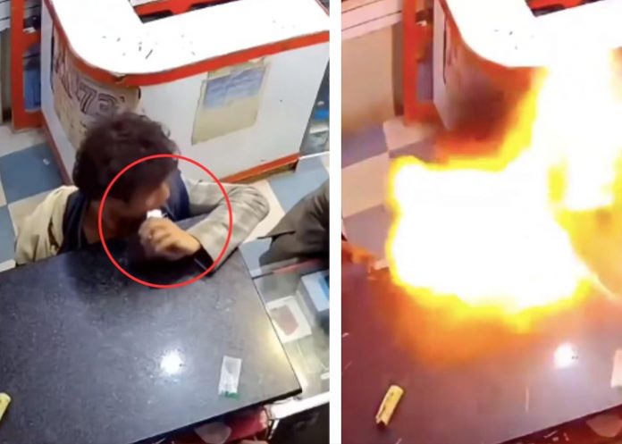 Foto: Incidente en India: batería de celular estalla luego de ser mordida /Cortesía