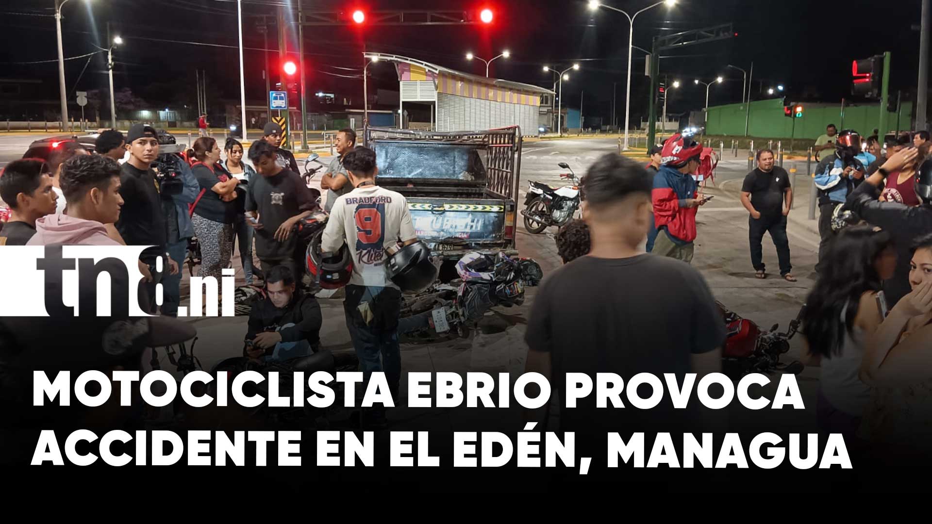 Motociclista ebrio provoca múltiple accidente en El Edén y deja varios ...