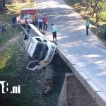 Foto: Camión se vuelca en puente de Jalapa sin dejar lesionados / TN8