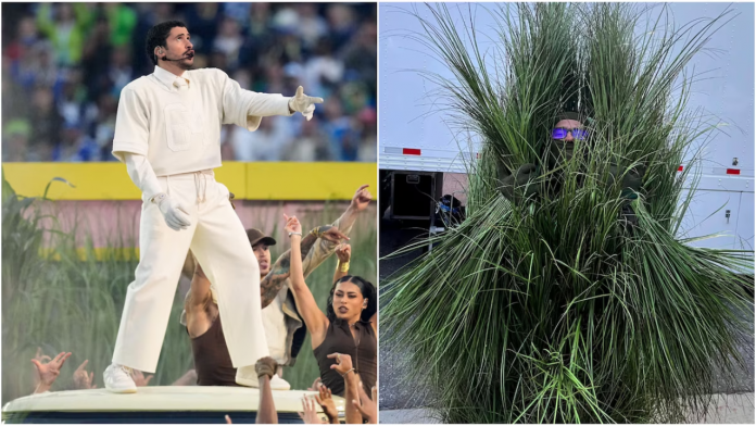 Foto: $5,000 por el disfraz de arbusto del show de Bad Bunny en el Super Bowl LX/Cortesía