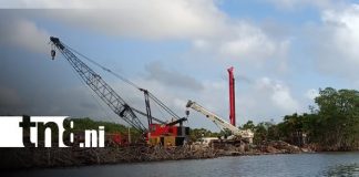 Foto: Megaproyecto vial en Bluefields acelera con maquinaria en ambos lados del río/TN8