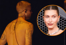 Foto: ¿Justin Bieber se tatuó el rostro de Hailey? El detalle que encendió los Grammy/Cortesía