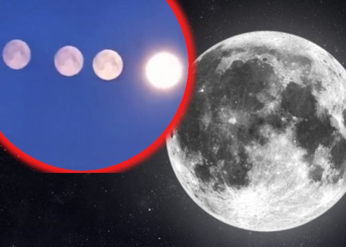 A1 Foto: ¡Increíble! Cuatro lunas aparecen sobre San Petersburgo, Rusia / Cortesía