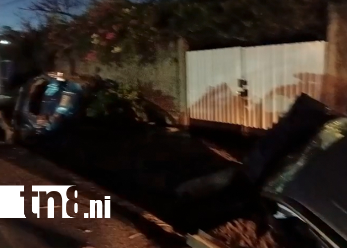 Foto: Motociclista grave tras accidente en Enel Central, Managua /TN8
