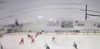 Foto: Tiroteo en pleno partido de hockey /Cortesía