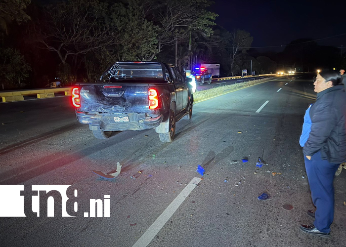 Foto: Colisión en carretera de Granada deja solo daños y una gran lección vial/TN8