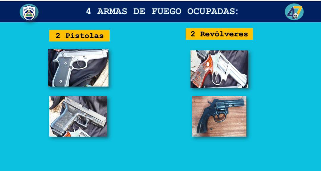 Foto: Reporte policial sobre detenciones en Nicaragua / TN8