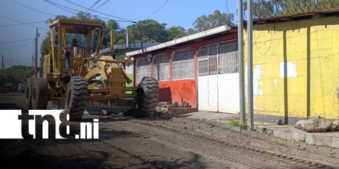 Foto: Nuevas calles en Managua, esta vez en Anexo a La Primavera / TN8
