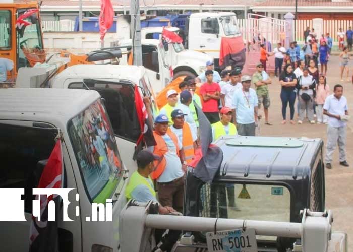 Foto: Bilwi y una campaña por una cudad limpia / TN8