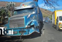 Foto: Accidente múltiple en la Cuesta El Plomo, Managua / TN8