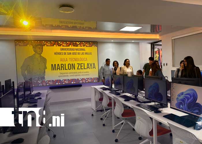 Foto: Inauguran aula en la Universidad Nacional San José de las Mulas / TN8