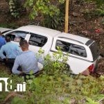 Camioneta se vuelca en la cuesta de Wale, Jinotega, dejando a un hombre herido Foto: Accidente de tránsito en Jinotega / TN8
