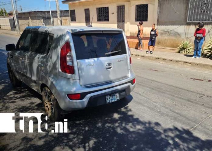 Foto: Peatón con lesiones tras accidente en Ciudad Sandino / TN8