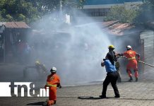 Foto: Capacitación con Bomberos en Managua / TN8