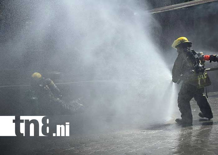 Foto: Capacitación con Bomberos en Managua / TN8