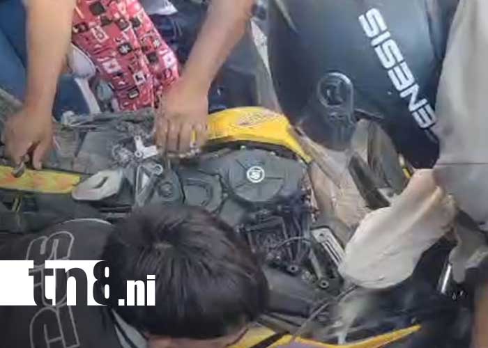 Foto: Accidente de tránsito en Estelí. / TN8