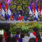 Foto: Comandante Daniel Ortega y Compañera Rosario Murillo en acto de entrega del Hospital Sandino Nuevo Amanecer