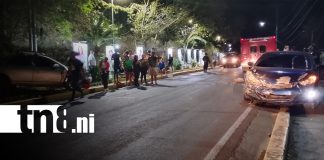 Foto: Fuerte choque entre carros en San Juan del Sur, Rivas / TN8