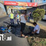 Foto: Accidente de tránsito en sector de la Rotonda Centroamérica, Managua / TN8