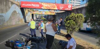 Foto: Accidente de tránsito en sector de la Rotonda Centroamérica, Managua / TN8