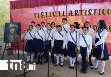 Foto: Festival de Darío a Sandino en el Instituto Primero de Mayo / TN8