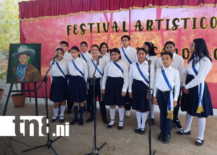 Foto: Festival de Darío a Sandino en el Instituto Primero de Mayo / TN8