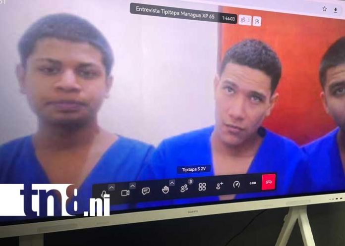 Foto: Acusación a sujetos por cometer robo en un barrio de Managua / TN8