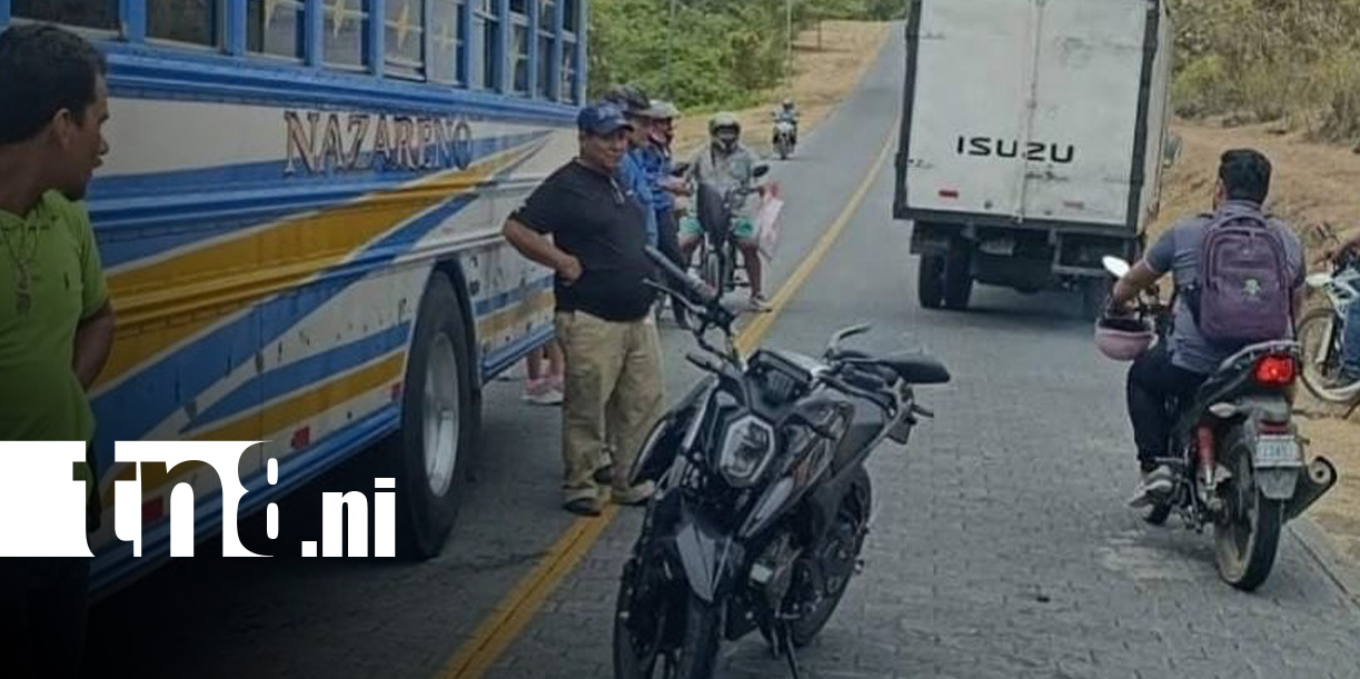 Foto: Una persona lesionada deja accidente en la Isla de Ometepe / TN8