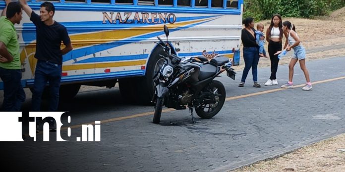 Foto: Una persona lesionada deja accidente en la Isla de Ometepe / TN8 Foto: Una persona lesionada deja accidente en la Isla de Ometepe / TN8