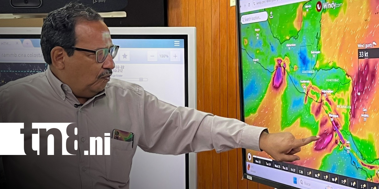 Foto: INETER y el reporte del clima en Nicaragua / TN8