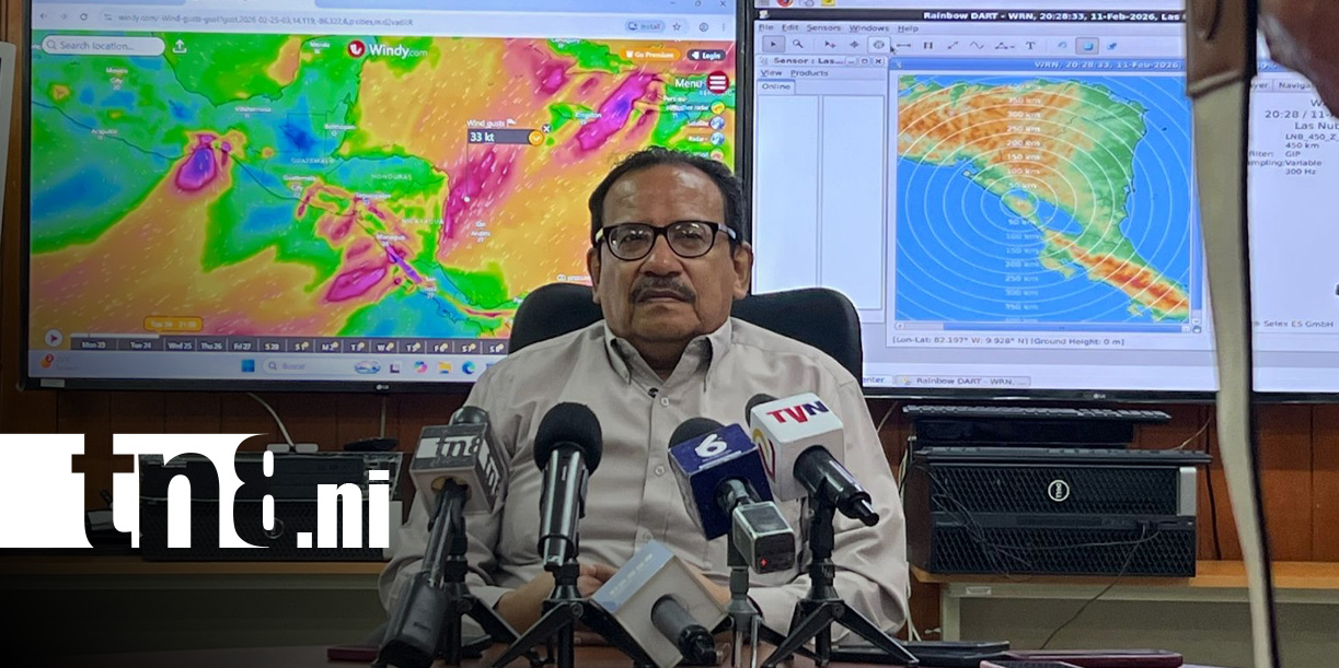 Foto: INETER y el reporte del clima en Nicaragua / TN8