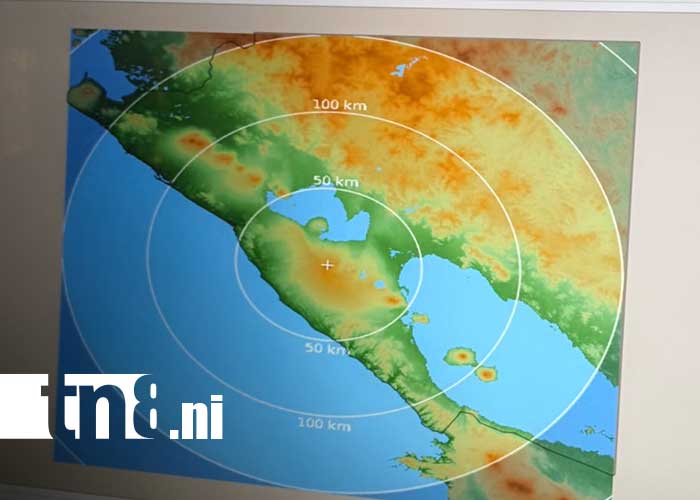 Foto: Reporte del clima en Nicaragua por parte de INETER / TN8