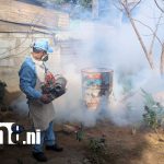 Foto: Fumigación en Managua / TN8