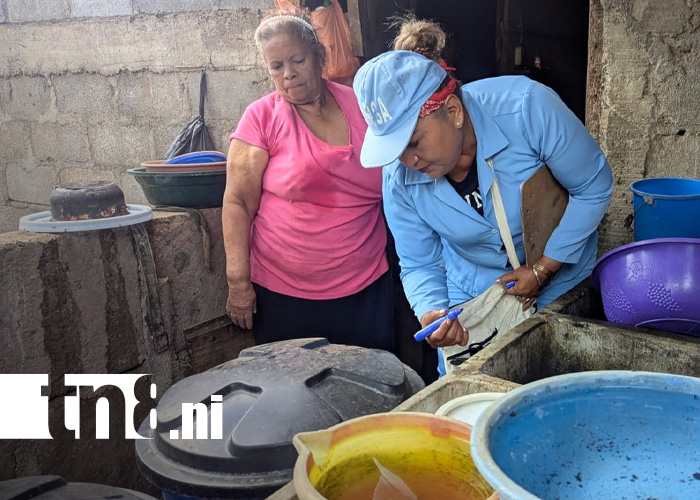 Foto: Fumigación en Managua / TN8