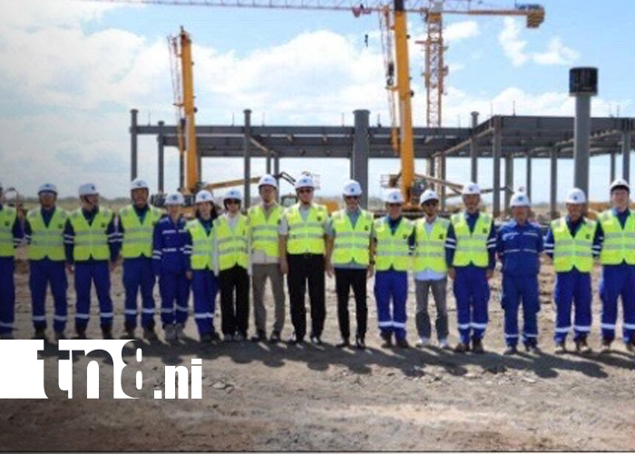 Foto: Construcción de aeropuerto Punta Huete en Nicaragua y esferas para gas licuado / TN8