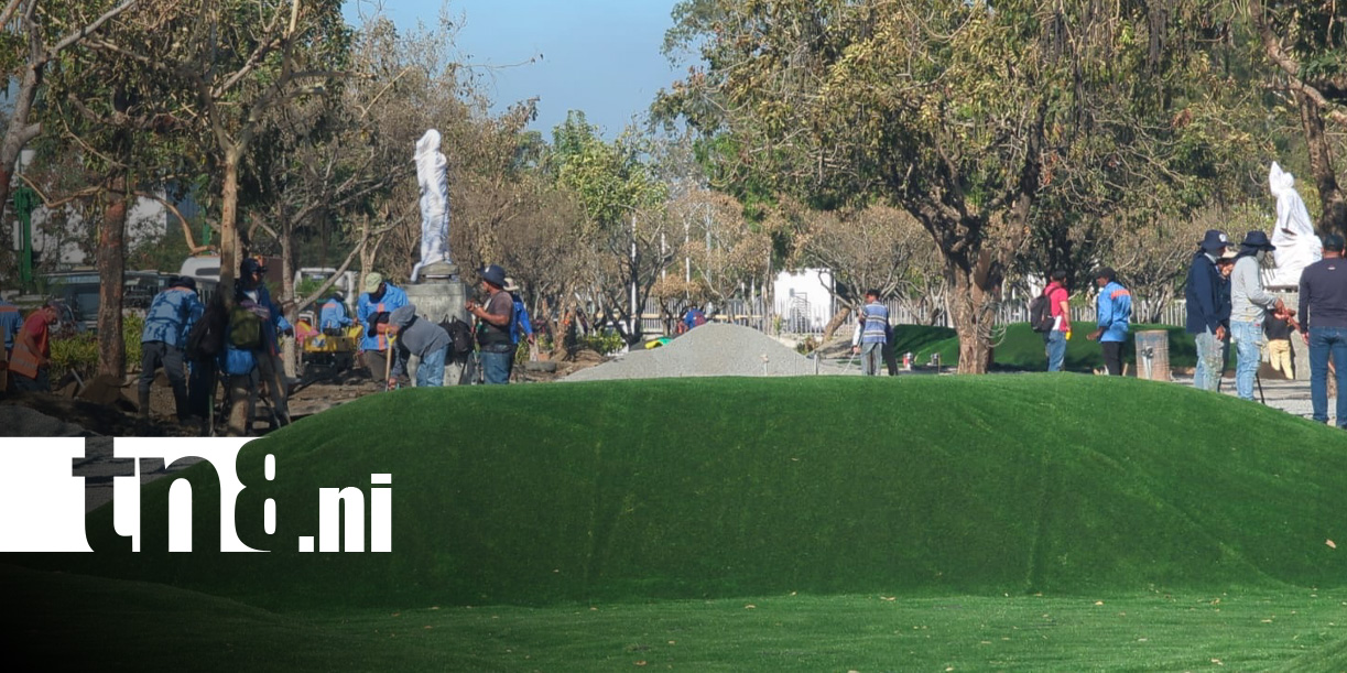 Foto: Paseo Escultórico Edith Gron, en el corazón de Managua / TN8