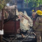 Foto: Incendio en el barrio Domitila Lugo, Managua / TN8