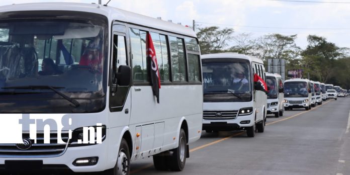 Foto: Llegan nuevos buses para las familias de la Costa Caribe Norte /TN8