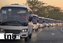 Foto: Nuevos autobuses chinos para el transporte público de Nicaragua / TN8