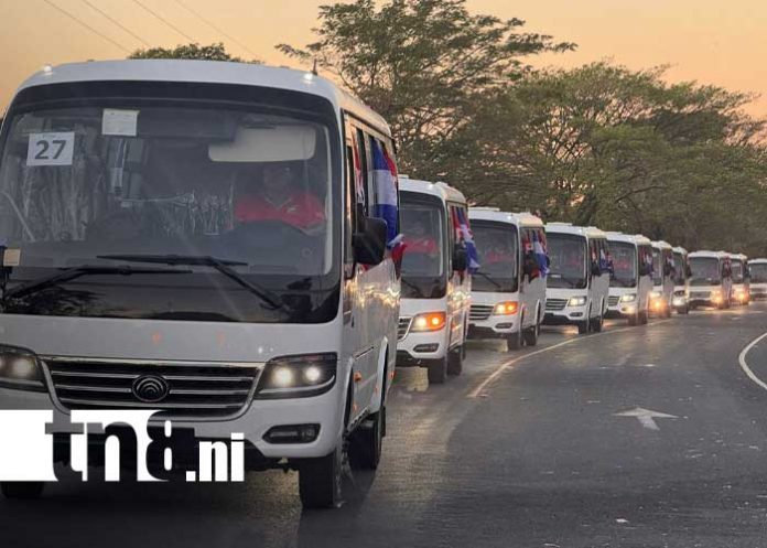 Foto: Nuevos autobuses chinos para el transporte público de Nicaragua / TN8 Foto: Nuevos autobuses chinos para el transporte público de Nicaragua / TN8