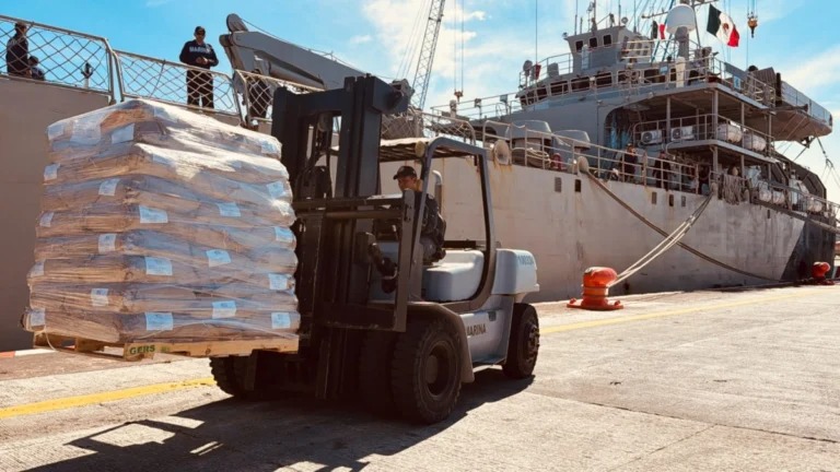 Foto: Ayuda humanitaria de México hacia Cuba 