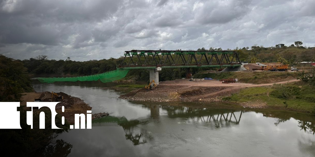Foto: Importantes avances en el puente de Mulukukú, Región Autónoma de la Costa Caribe Norte / TN8